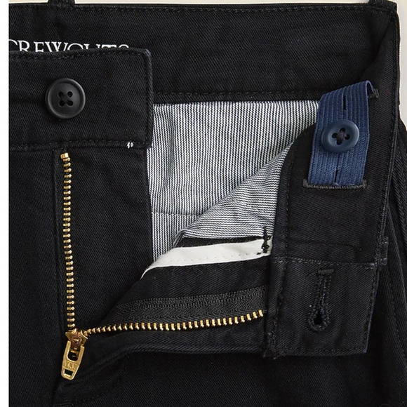 NWT J. Crew Kids' Classic-Fit Stretch Chino Pant Black 10 - Picture 3 of 7